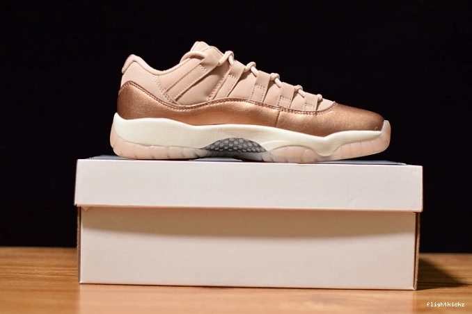 Low AH7860-105 Air Rose Gold GS Jordan 11 1020